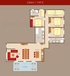 130m² WOHNUNGEN