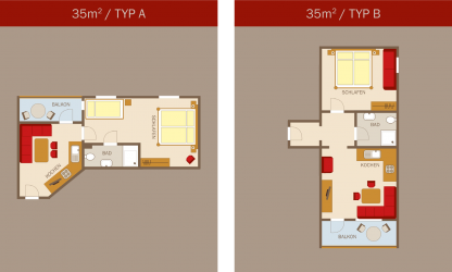 35m² WOHNUNGEN